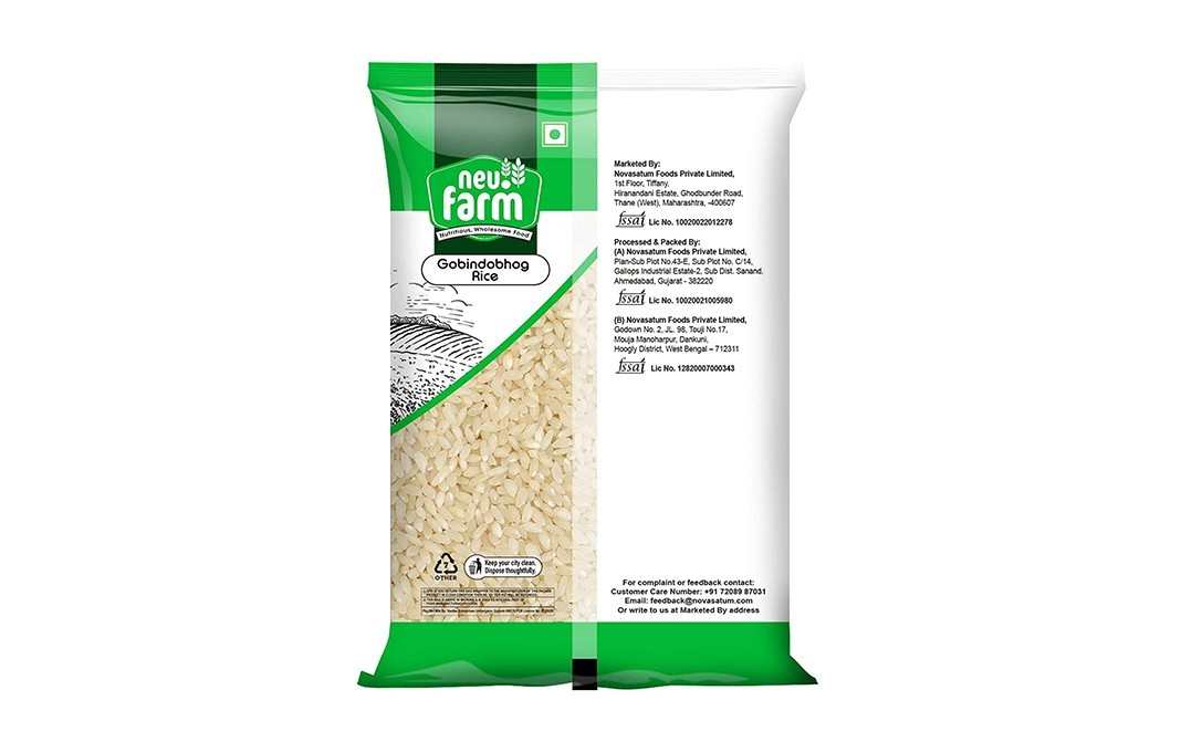 Neu.Farm Gobindobhog Rice    Pack  1 kilogram